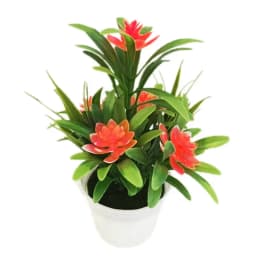 Artificial Plant Lily Flower Pinecone Potted Plants Home  Wedding Living Room Table Shop Decor Artificial Aquatic Plants Bonsai