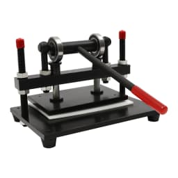 Manual Leather Cutting Machine 2T Press 10x6.3 inch Die Cutter for Leather Fabric Rubber with Adjustable Stroke 0-4 inch