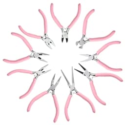 1PCS Mini Pliers Diagonal Pliers Round Bent Needle Nose Cutter Handcraft Beading Insulated Plier For Jewelry Making Hand Tool