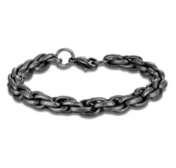 Never fade stainless steel link chain bracelet