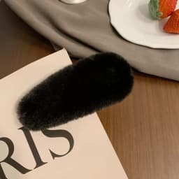 Adorable Versatile Waterdrop Hair Clips Fluffy Solid Color Side Clip Moving Clip Women Hair Accessories