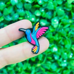 1-23Pcs Parrot Aloha Hawaii Summer Vibes DIY Kids Shoes Button Charms Hula Flowers PVC Buckle Clog Decorations