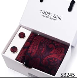 Classic Style 65 Colors Sales Silk Tie Handkerchief Cufflink Set Men Necktie Box Solid Color Sky Blue Fit Wedding Office Cravat