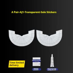 1 Pair Self-adhesive Non-slip Shoe Sole Stickers Shoe Sole StickersThickened Wear Shoes Stickers Athletic Shoes Heel Stickers