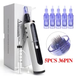 Hydrapen Microneedle Beauty Hydra Derma Pen with 5 Adjust or 12pin 24pin 36pin 42pin Rouna Nano 3D 5D Cartridge Skin Care Tool