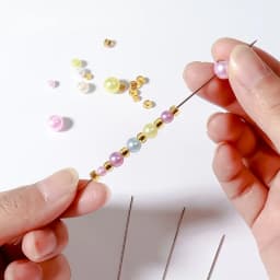 50pcs Thin Metal Beading Needles for Beads Threading String Tambour/Jewelry Bracelet Necklace Making Pins Cord Tools Pins DIY