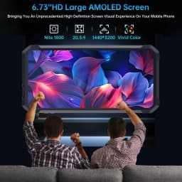 8849 Tank 4 Pro Unihertz 5G Rugged Projector Smartphone 1TB 36G Android 14 Sports Phone 11600mAh Dimensity8300 AMOLED 120HZ
