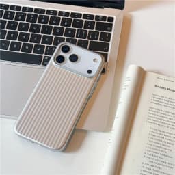 Electroplated 3D Stripes Pattern for Magsafe Magnetic Case For iPhone 17 17Pro 16 15 14 Pro Max Matte Shockproof Hard PC Cover