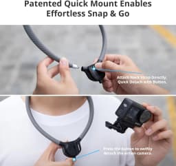 PGYTECH CapLock™ Action Camera Neck Mount Max Quick Release POV Neck Holder