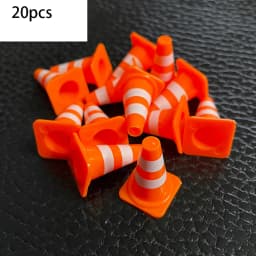 20pcs/Set Traffic Cones Mini Birthday Decoration Race Car Theme Party Construction Class Teaching Props Red Orange Yellow