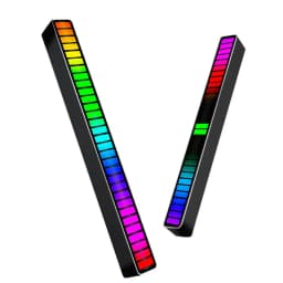 RGB Voice Control Synchronous Rhythm Light Internet Popular Colorful Music Ambient Light Car Desktop Induction Creative Led Pick