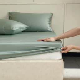 High End Mulberry Silk Fitted Sheet with Elastic Bands Full Around Mattress Cover Smooth Non Slip Bed Cover Bedding 100/160/200