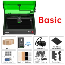 DAJA A8 Laser Cutter Engraver High precision Business Efficient Laser Engraving Machine for Metal Wood Acrylic Glass leather