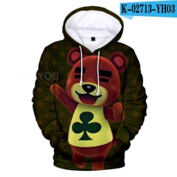 Hoodies men Animal Crossing 3D Sweatshirts Women pullover Cartoon Game Harajuku Funny Student's Hooded Spring/Autumn Tops