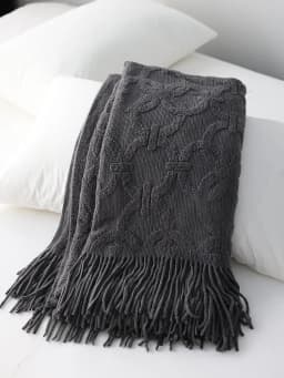Bed Runner Cozy Comfort Blanket Knitted Bedspread Soft Sofa Chair Throw 130x240 Warm Home Decorations