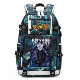 Dragon Ball Z Printed Student Backpack Large Capacity Casual Daypack for Kids Teenagers School Travel