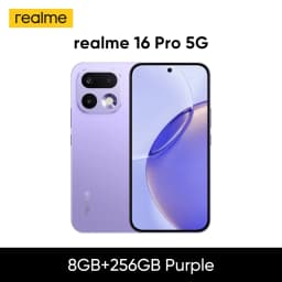 New Launch EU Version realme 16 Pro 5G Smartphone 200MP LumaColor Camera 6500nit AMOLED Display 6500mAh Battery 45W Charge