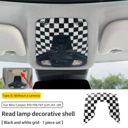 Reading Light Frame Trim Cover For Mini Cooper F65 F66 E/SE J01 EV Aceman J05 U25 Countryman ABS Car Interior Decor Accessories