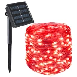 Solar LED Copper String Light 8 Modes Fairy Outdoor Holiday Garland Decoration Garden 30M/20M/10M/5M/2M Party Lights