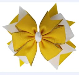 NEW Plaid Bows 4INCH School Hair Bows First Day Gingham Ribbon Stacked Bow Hair Clip Hairpin For Baby Girl Accessories