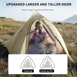 Naturehike Cloud Up Pro 1 2 3 Person Tent Outdoor Camping Tent Ultralight Waterproof Tent Free Standing Hiking Backpacking Tent