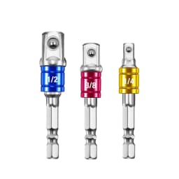 Impact Grade 105 Degree Angle Socket Adapter Power Hand Tool Part Driver Extension Set Screwdriver Holder Drill Nut Attachment