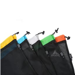 [HODR] Ultralight Mesh Drawstring Storage Bags Polyester Breathable Compression Pouches for Camping, Hiking, Laundry & Grocery