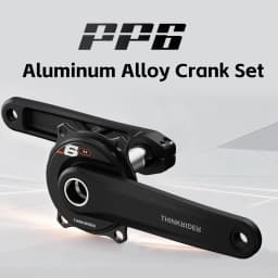 THINKRIDER PP6 Bike Spider Power Meter 4 Bolt 110BCD 24mm Cadence Pedal Balance BLE ANT+ Crankset Chainring for Shimano