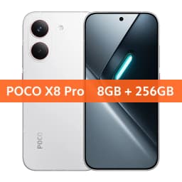 POCO X8 Pro Global Version Dimensity 8500-Ultra 50Mp Sony Lmx882 with Ois Ultra-Bright 1.5K 120Hz Amoled Display 6500 Mah (Typ.) Battery with 100W Hypercharge