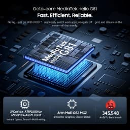 Blackview ROCK 1 AI Rugged Phone 2.01-inch Rear Screen 8GB+256GB 15000mAh Battery 33W Charging Helio G81 4G Android 16