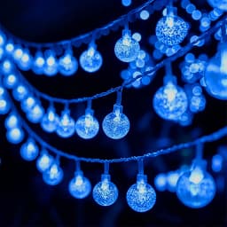 LED Bubble Ball String Lights USB/Battery Operated Indoor Fairy Light for Wedding Holidays New Year 2026 Decorations10/20/40LED