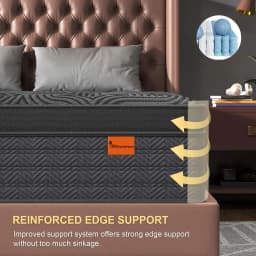 Viscountess Gel Memory Foam Mattress Queen Double King Single Bed Pocket Spring Foam Euro Top 30cm