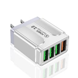 20W Multi Ports USB Charger Fast Charging Charger Quick Charger 3.0 For Samsung Galaxy S23 S22 Ultra Xiaomi iPhone 16 15 KR Plug