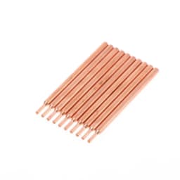 2/5/10Pcs 3mm Purple Copper Oxide Electrode Heads, 18650 Battery Spot Welding Needles, Double-Head Tips
