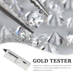 Portable Diamond Tester Tool - Quick Jewelry Gem Identification Pen for Diamond/Jade/Emerald/Crystal Testing