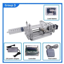 1-150ML Laboratory Micro Syringe Pump Mini Desktop Injection Pump Liquid Glue Dispenser Electric Injection Pump DC 12V