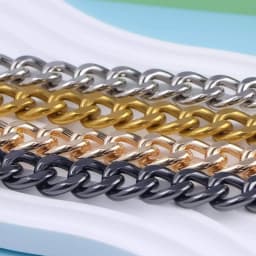 Metal Aluminum Chain Wallet Messenger Bag Shoulder Strap Replacement Thick Chain DIY Decorative Sling Bag Chain