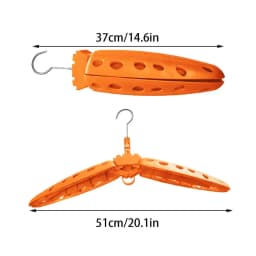 Foldable Wetsuit Hanger Diving Surf Quick Dry Wetsuit Jumpsuit Folding Hanger Fast Dry Folding Vented Hanger 