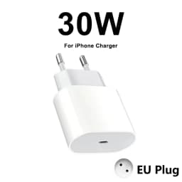 Original 30W Fast Charge Type C Charger For Apple iPhone 17 16 15 14 13 12 11 Pro Max Samsung Xiaomi Quick Charging Charge Cable