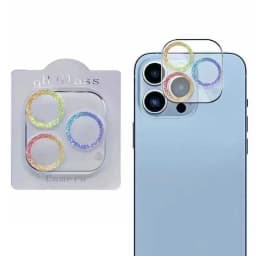 Bling Glitter Diamond Clear Camera Lens Protector Case for IPhone 15 14 13 12 17 16 18 Pro Max Mini Plus 18Pro 18Promax Cover