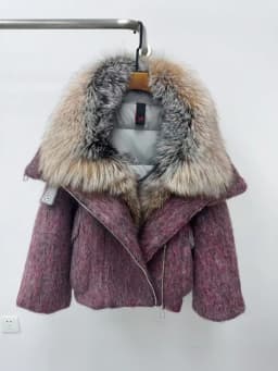 OFTBUY Luxury Short Big Fox Fur Goose Down Coat Female Natural Fur Puffer Jacket New Autumn Winter Thickened Warm Clothes Women