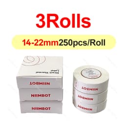 Niimbot D11 D110 D101 Label Printer Sticker Waterproof Anti-Oil Price Tape Scratch-Resistant Label Maker Adhesive Paper Rolls