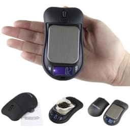 200g/0.01g LCD Display Jewelry Scale Pocket Creative Mouse Shape Digital Weight Balance Food Kitchen Scale