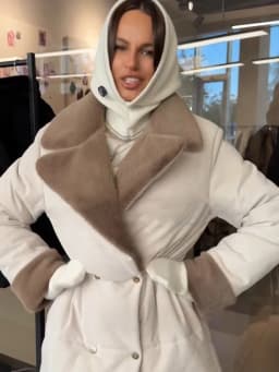 Casual Thicken Fur Patchwork Coats Women Full Sleeve Lapel Double Breasted Closed Waist Jackets Female 2026 Winter Lady Outwears
