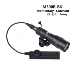 Tactical Surefire M300 M300B M300C Powerful Flashlight Tactical SF Mini Torch Scout LED Light with Dual Function Switch
