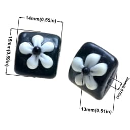 Black Color Series 2/4/6PCS/LOT Mixed Style Handmade Lampwork Glass Beads For Crafts Charm Bracelets/Earring DIY Jewelry Making
