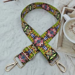 Fashionable and minimalist printed shoulder strap, adjustable and replaceable bag strap, portable luggage accessories