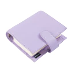 Moterm Luxe 2.0 Series Pocket Size Planner Pebbled Grain Leather A7 Notebook with 30MM Ring Mini Agenda Organizer Diary Notepad