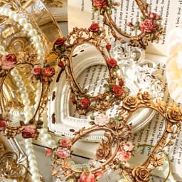 JIANQI 10pcs/pack Cutout Flowers Frame Collage Card Decor Junk Journal DIY Scrapbooking Aesthetic Stationery Craft Paper