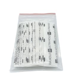 36 Pieces 4 Shape 7.6 cm * 2.2 cm White Ultra Hold Tape Lace Front Tape Arc Double Sided Tape for Toupee Wig Adhesive